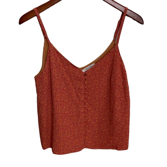 Madewell Tops - Madewell Button down V-neck Tank w/adjustable straps - Size 2 - NWOT